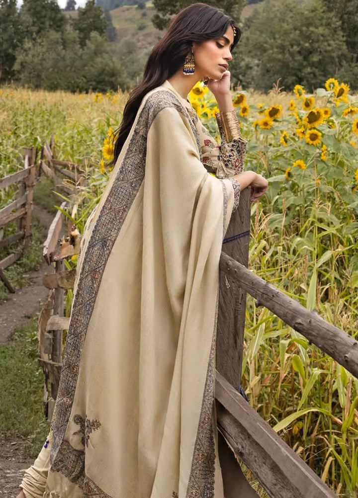 Gul Ahmed Embroidered Linen Suits Unstitched 3 Piece GA24WU AP-42049 - Winter Collection