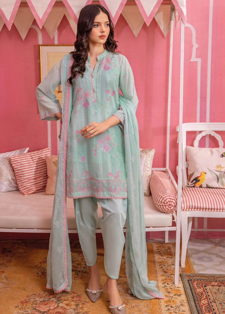 Gul Ahmed Embroidered Swiss Voile Suits Unstitched 3 Piece GA24PS LSV 42001 - Summer Collection