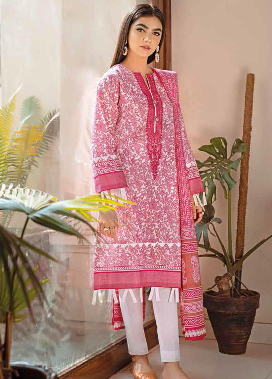 Gul Ahmed Embroidered Lawn Suits Unstitched 3 Piece GA22SB CL-1299 - Summer Collection