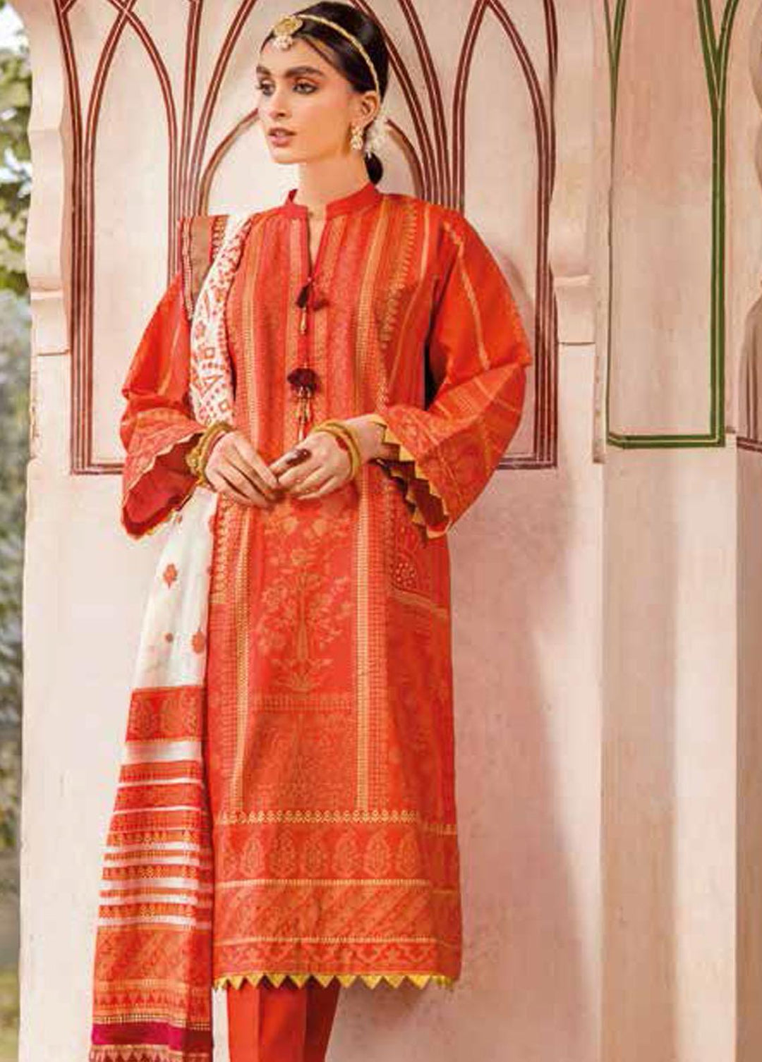 Gul Ahmed Printed Lawn Suits Unstitched 3 Piece GA22SB CL-22217 A - Summer Collection