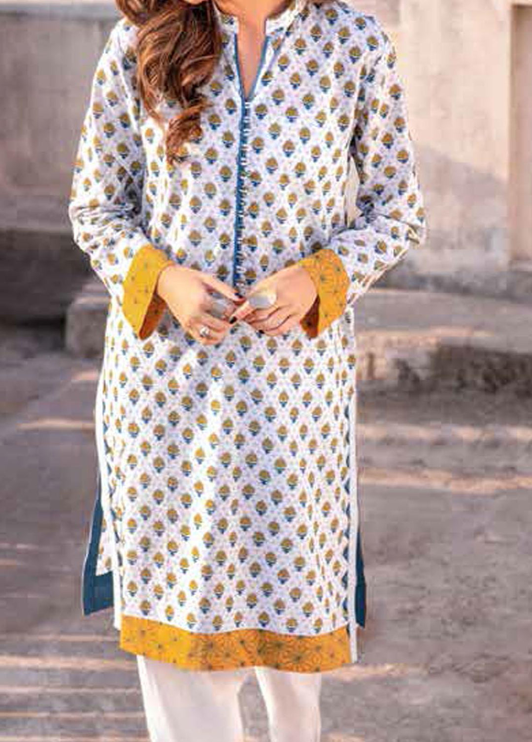 Gul Ahmed Printed Lawn Suits Unstitched 2 Piece GA22SB TL-12004 B - Summer Collection