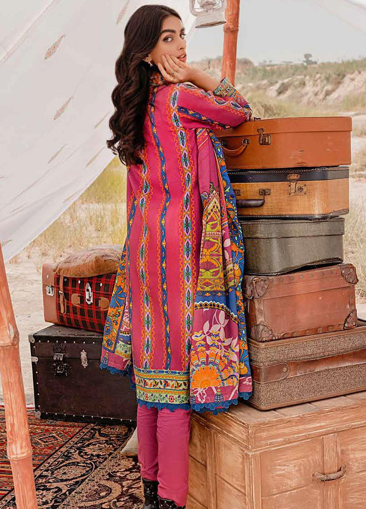 Gul Ahmed Printed Corduroy Suits Unstitched 3 Piece GA21WK CD-12008B - Winter Collection