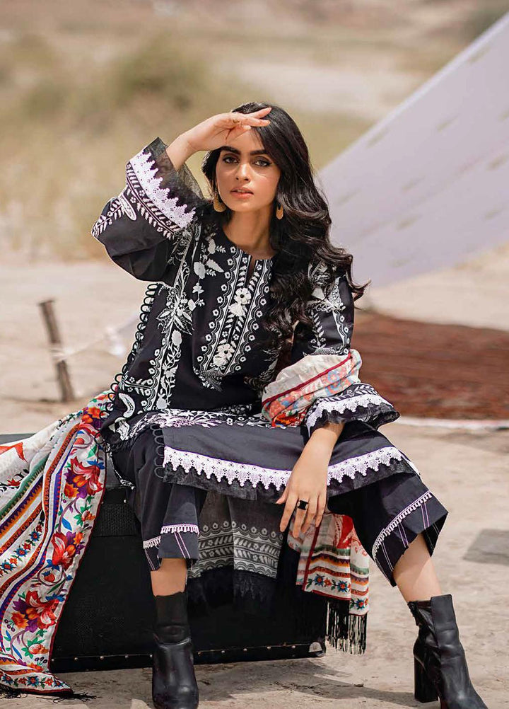 Gul Ahmed Printed Corduroy Suits Unstitched 3 Piece GA21WK CD-12009B - Winter Collection