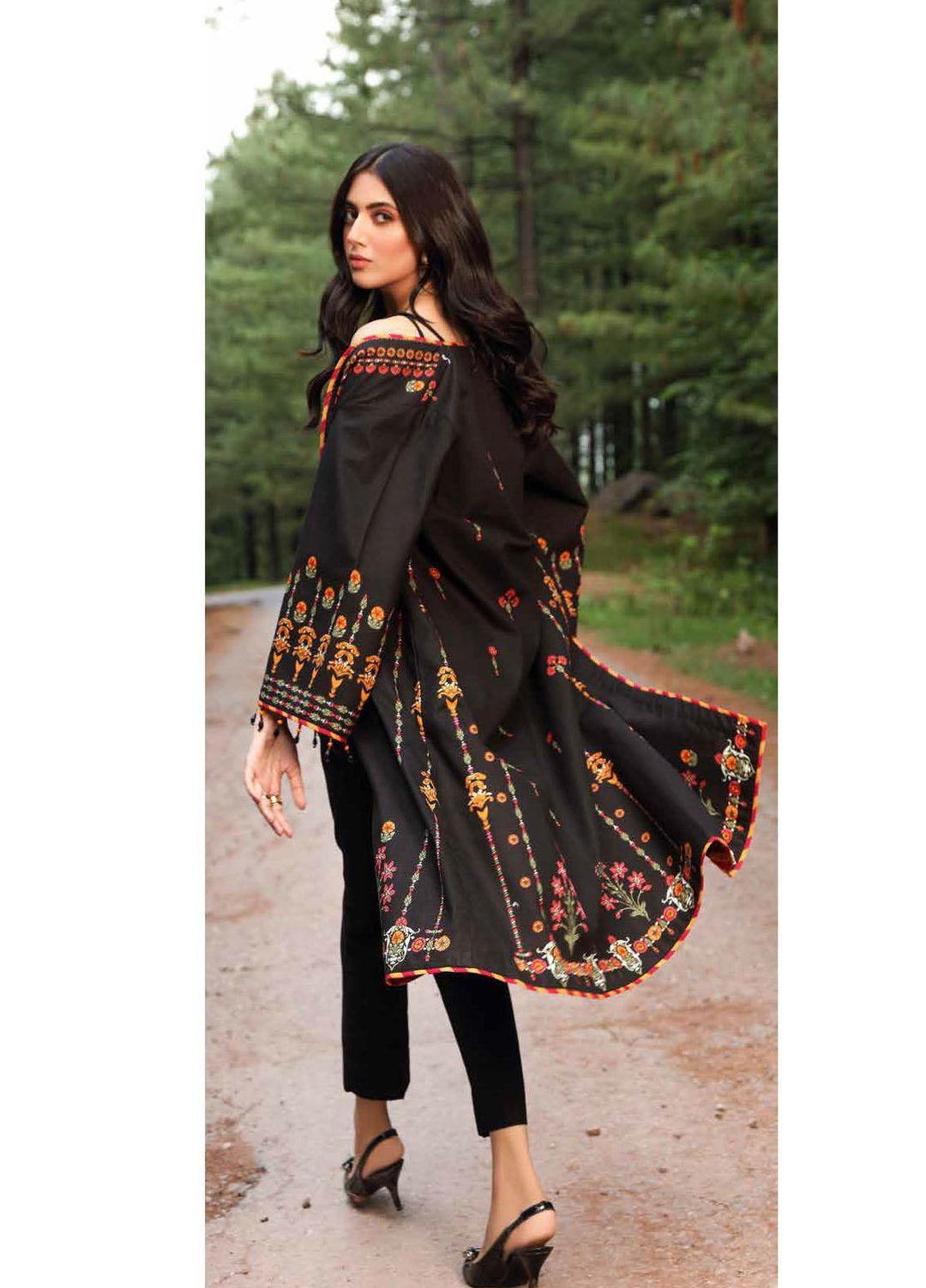 Gul Ahmed Printed Khaddar Suits Unstitched 2 Piece GA21WK TK-12008B - Winter Collection