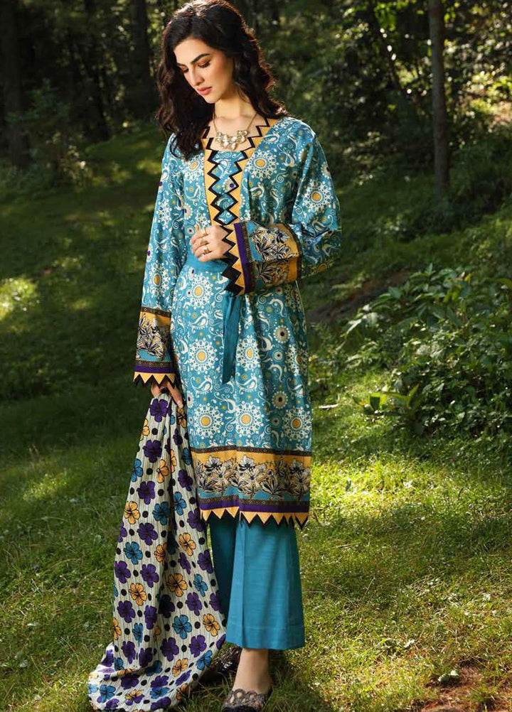 Gul Ahmed Printed Khaddar Suits Unstitched 2 Piece GA21WK TK-12013B - Winter Collection