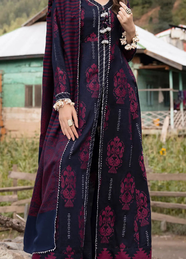 Gul Ahmed Fancy Jacquard Suits Unstitched 3 Piece GA24WU AP-42023 - Winter Collection