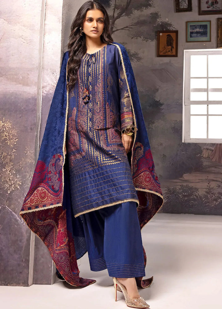 Gul Ahmed Fancy Khaddar Suits Unstitched 3 Piece GA24WU AP-42020 - Winter Collection