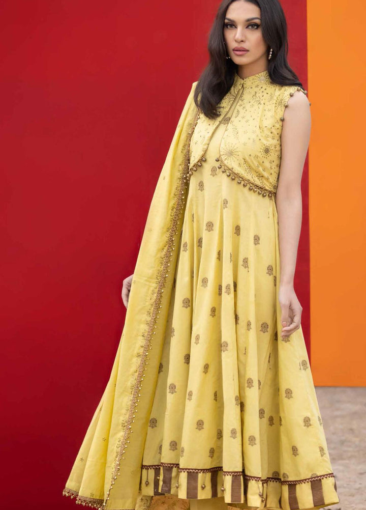 Gul Ahmed Embroidered Jacquard Suits Unstitched 3 Piece GA21FE-2 SP-07 - Festive Collection