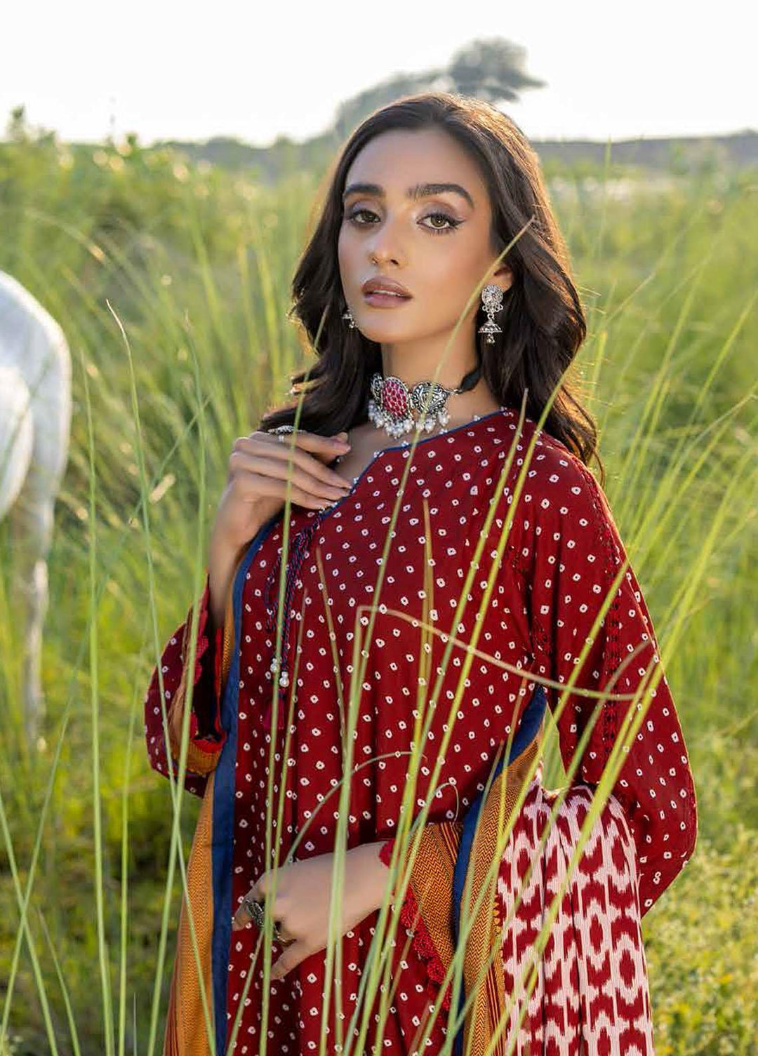 Gul Ahmed Printed Linen Suits Unstitched 3 Piece GA22LN LT-22017B - Winter Collection