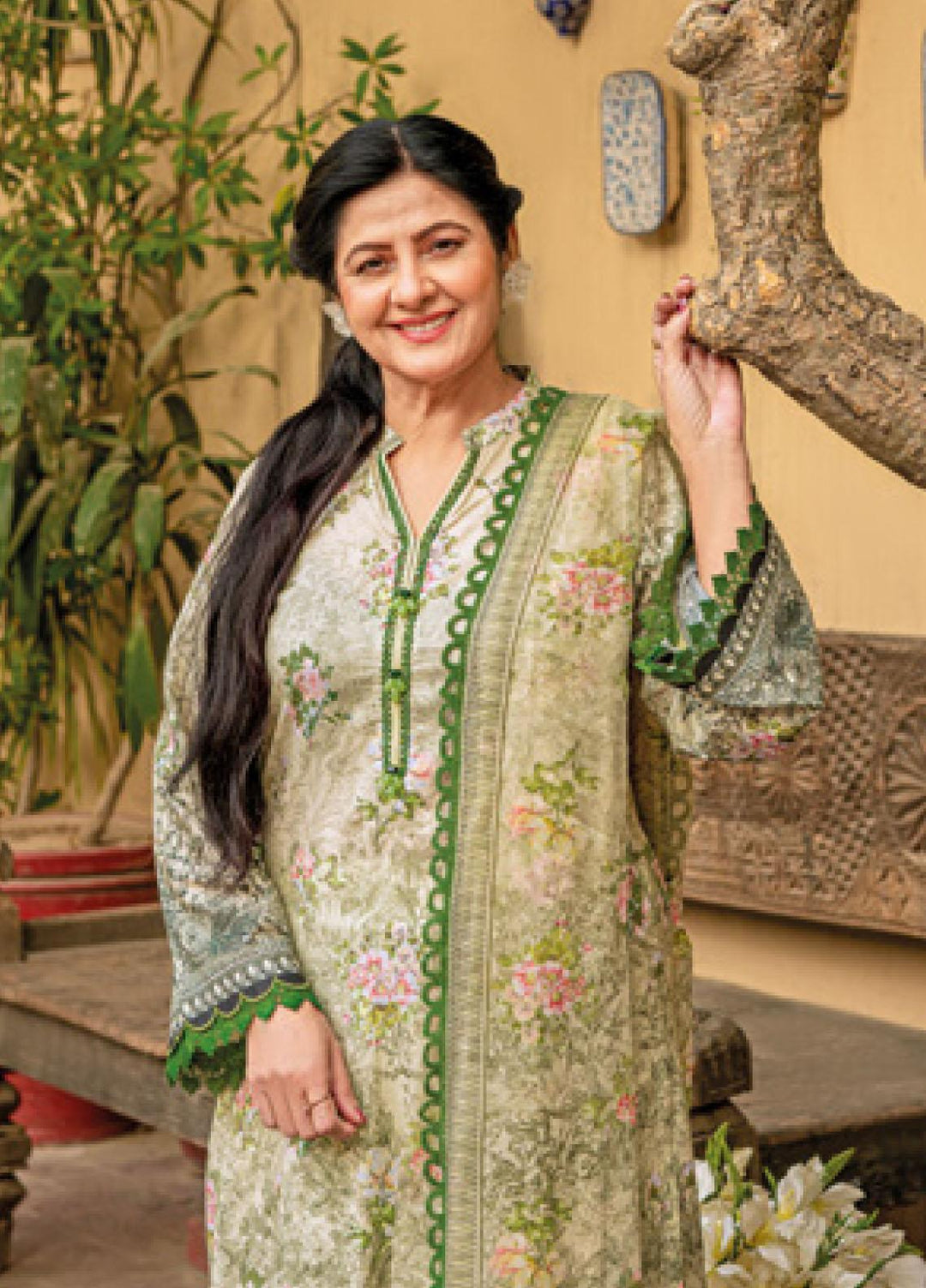 Mother Collection By Gul Ahmed Printed Lawn Suits Unstitched 3 Piece GA23M BM-32001 - Summer Collection