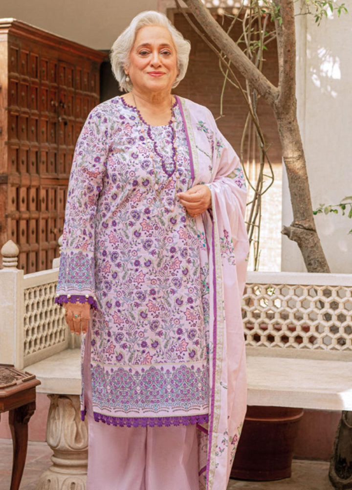 Mother Collection By Gul Ahmed Printed Lawn Suits Unstitched 3 Piece GA23M CL-32007B - Summer Collection