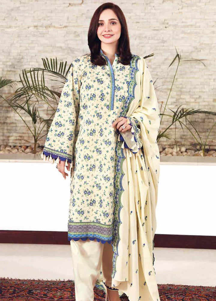 Gul Ahmed Embroidered Lawn Suits Unstitched 3 Piece GA21M CL-1275 - Summer Collection
