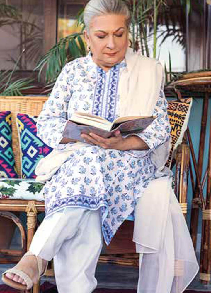 Gul Ahmed Printed Lawn  Unstitched Kurties GA21M SL-902 A - Summer Collection