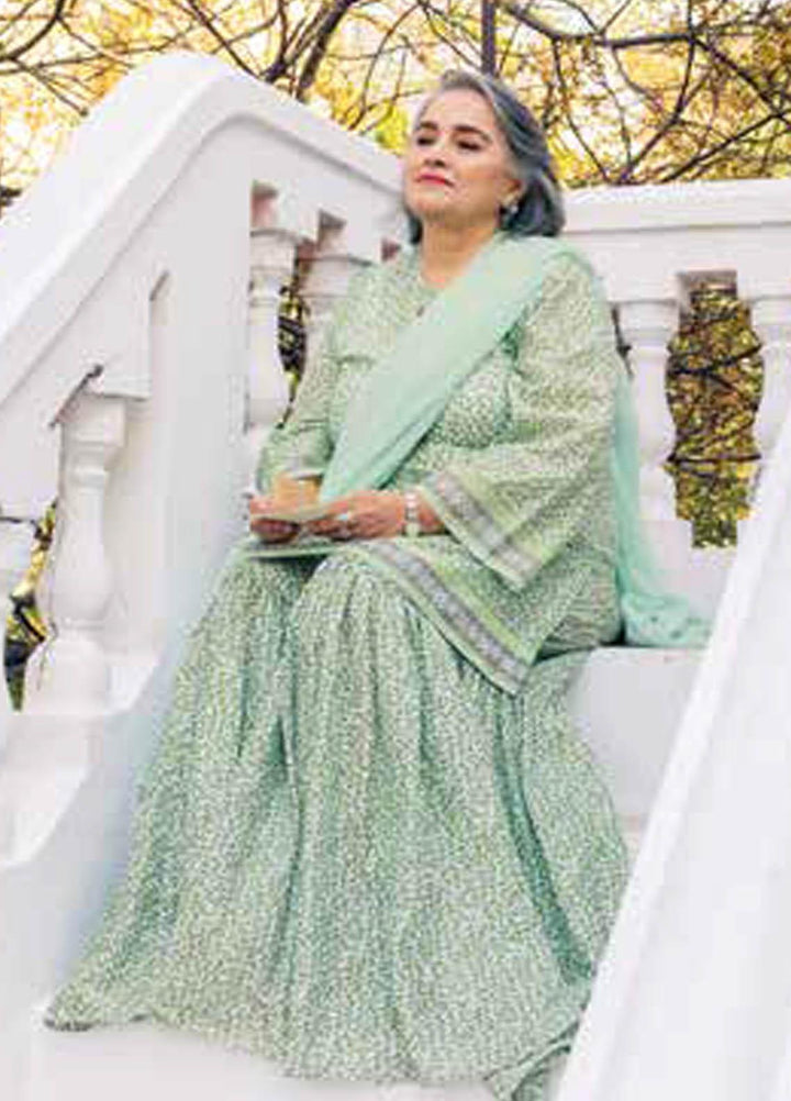 Gul Ahmed Printed Lawn  Unstitched Kurties GA21M SL-912 A - Summer Collection