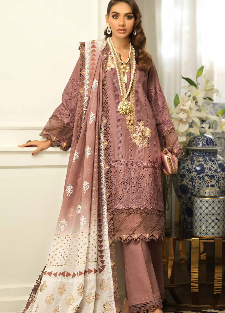 Gul Ahmed Embroidered Lawn Suits Unstitched 3 Piece GA22PF DN-22044 - Summer Collection