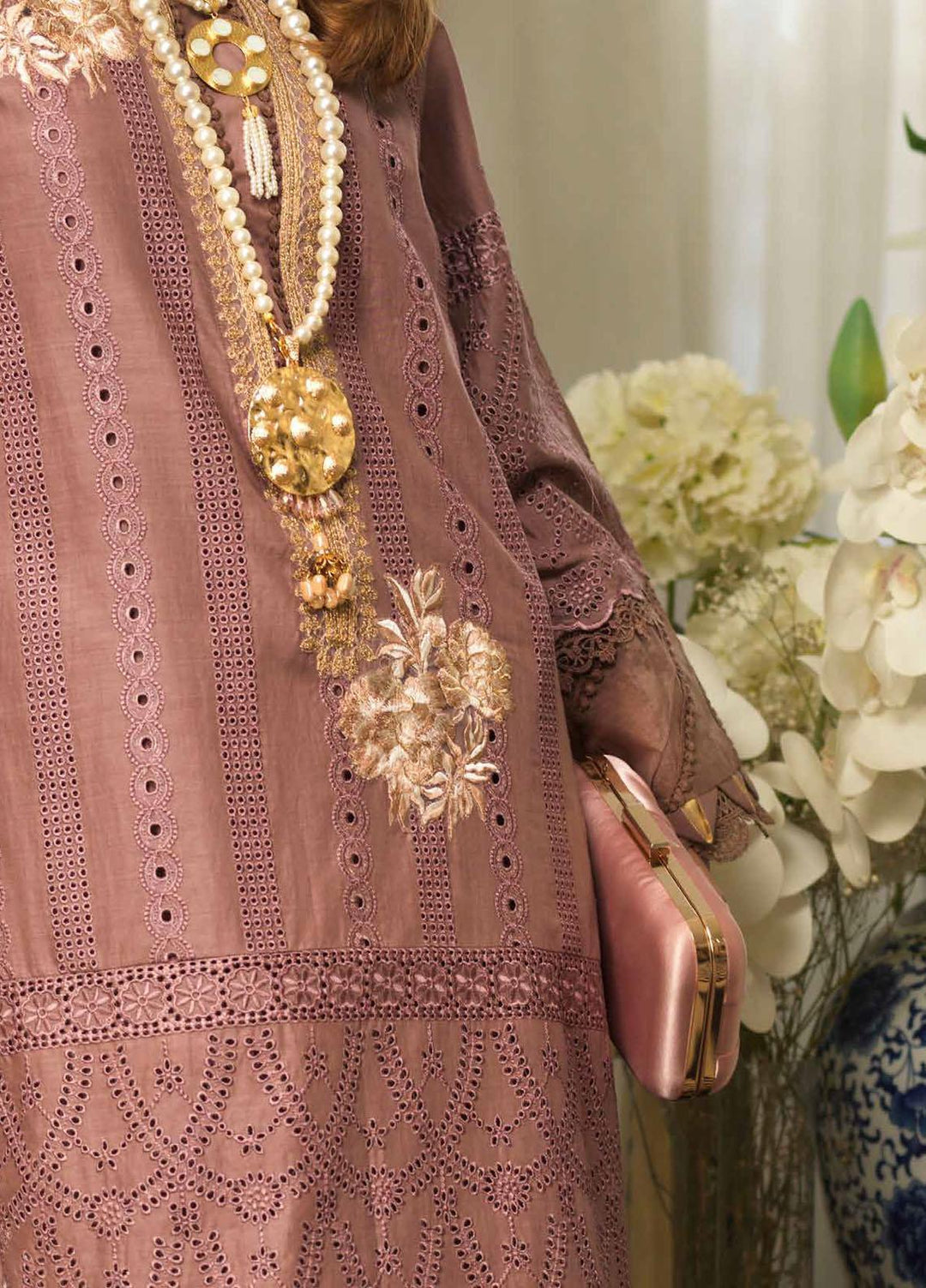 Gul Ahmed Embroidered Lawn Suits Unstitched 3 Piece GA22PF DN-22044 - Summer Collection