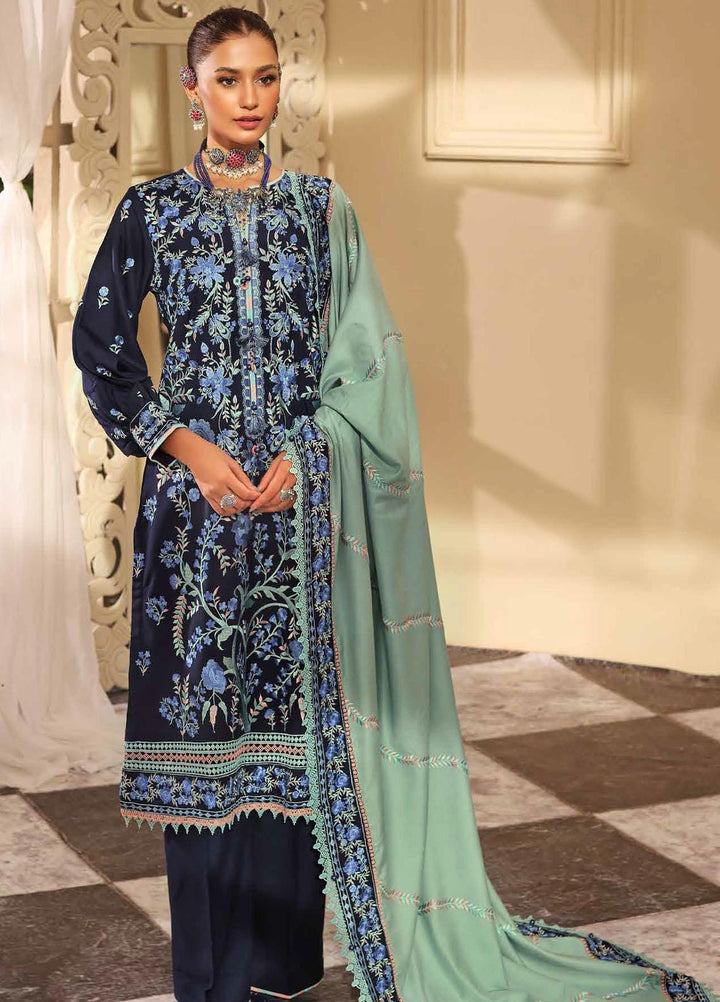Gul Ahmed Embroidered  Suits Unstitched 3 Piece GA22WL AP-22004 - Winter Collection