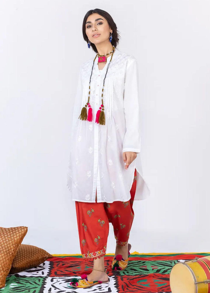 Gul Ahmed Pret Embroidered Cambric 2 Piece GA21P WGK-LWS-DE-451