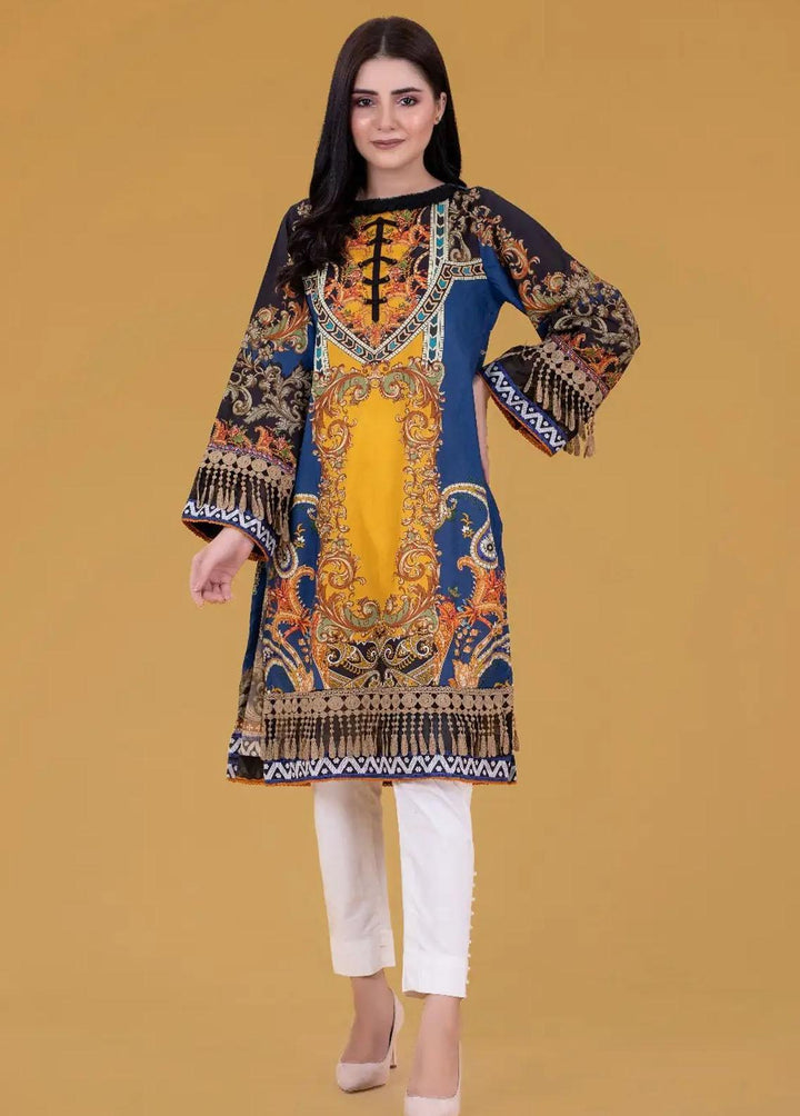 Gul Ahmed Pret Printed Cambric Shirt GA21P WGK-LWS-DP-182