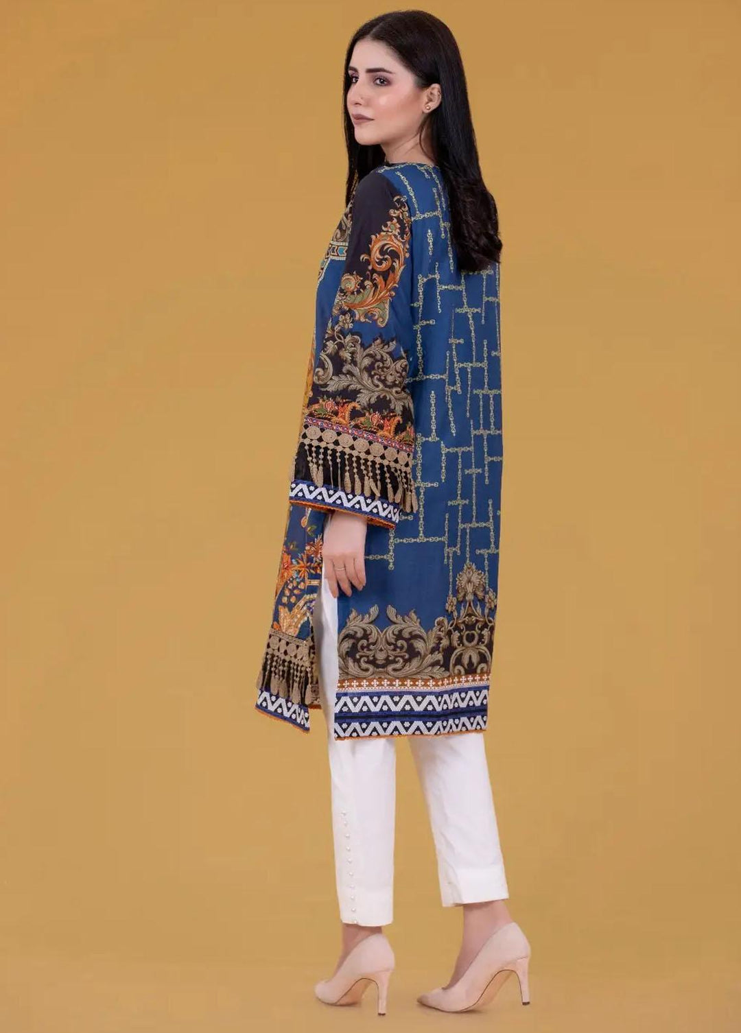 Gul Ahmed Pret Printed Cambric Shirt GA21P WGK-LWS-DP-182