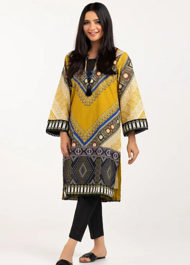 Gul Ahmed Pret Printed Cambric Shirt GA21P WGK-LWS-DP-428