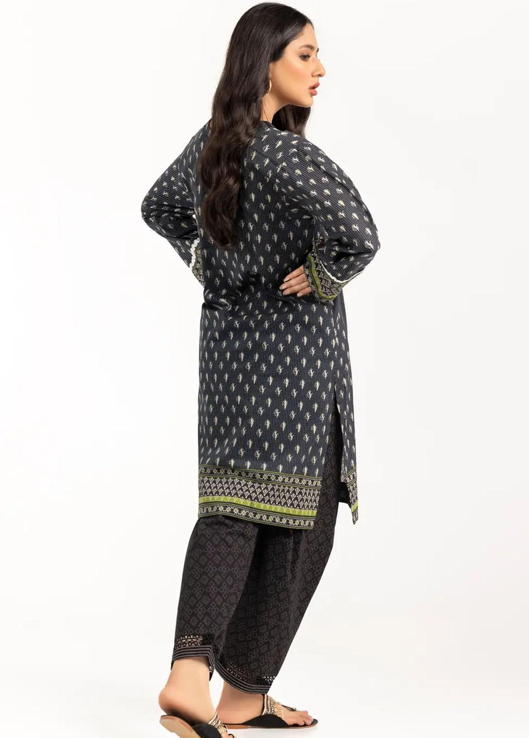 Gul Ahmed Pret Printed Cambric Shirt GA21P WGK-LWS-DP-517