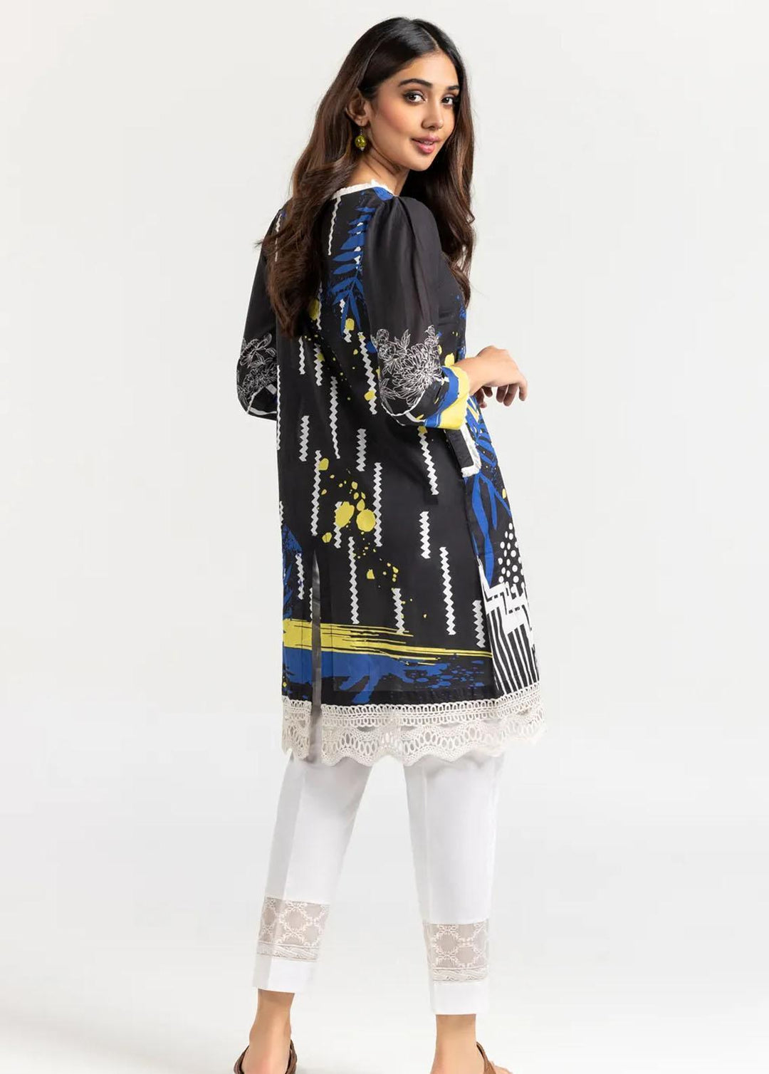 Gul Ahmed Pret Printed Cambric Shirt GA21P WGK-LWS-DP-226