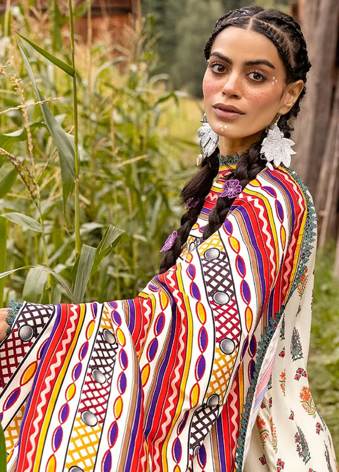 Gul Ahmed Printed Cotail Suits Unstitched 3 Piece GA24UW CV-42001 - Winter Collection