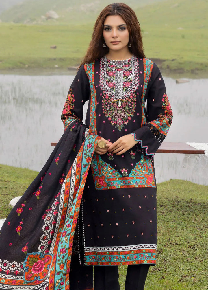 Gul Ahmed Printed Khaddar Suits Unstitched 3 Piece GA24UW AP-42030 - Winter Collection