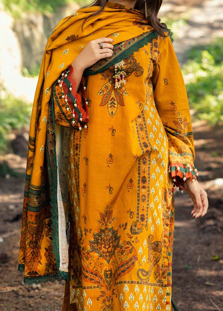 Gul Ahmed Printed Khaddar Suits Unstitched 3 Piece GA24UW AP-42037 - Winter Collection