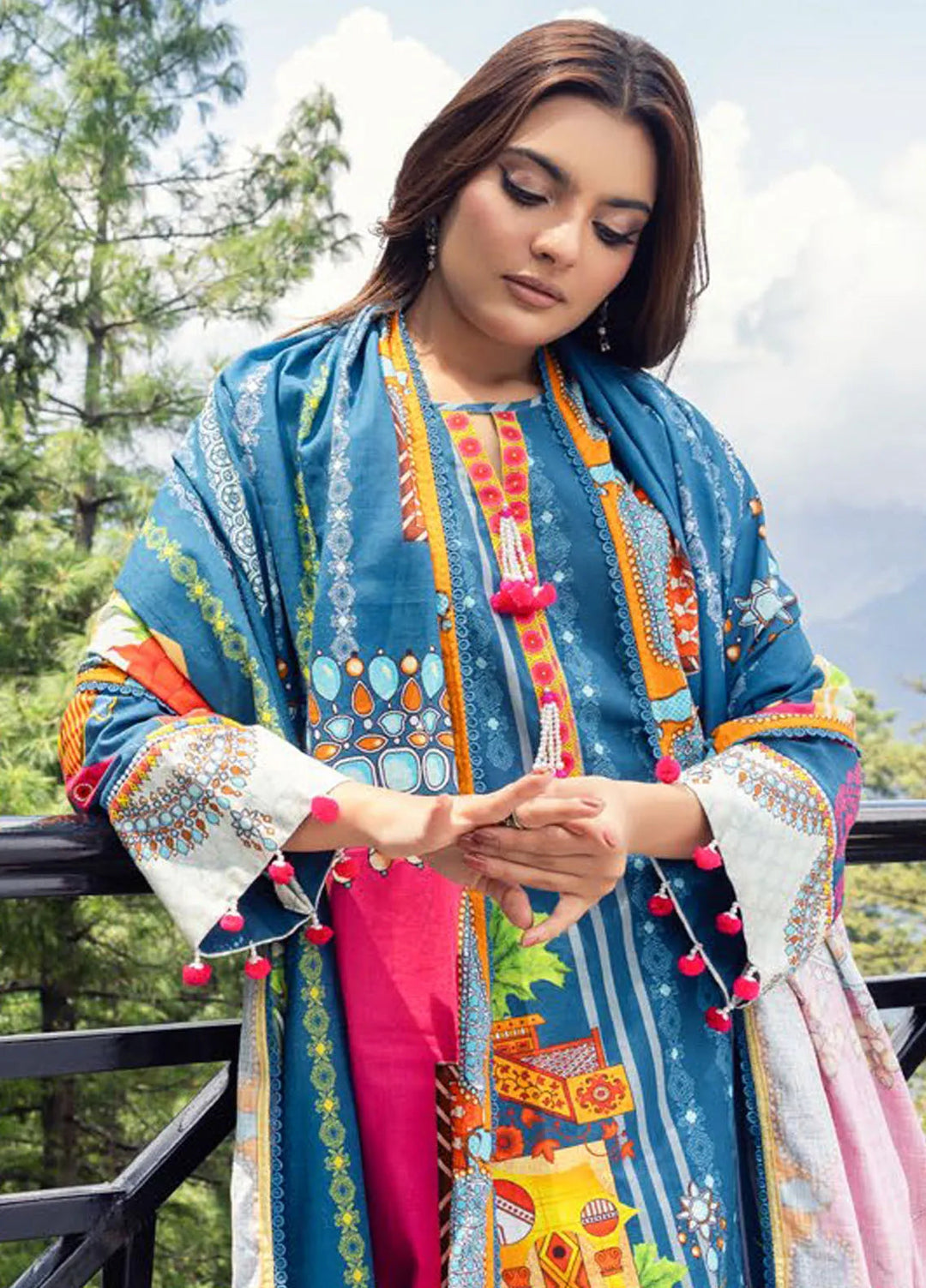 Gul Ahmed Winter Ladies Suit K-42006 L Sanaulla Store Gul Ahmed Winter Ladies Suit K-42006 L Sanaulla Store