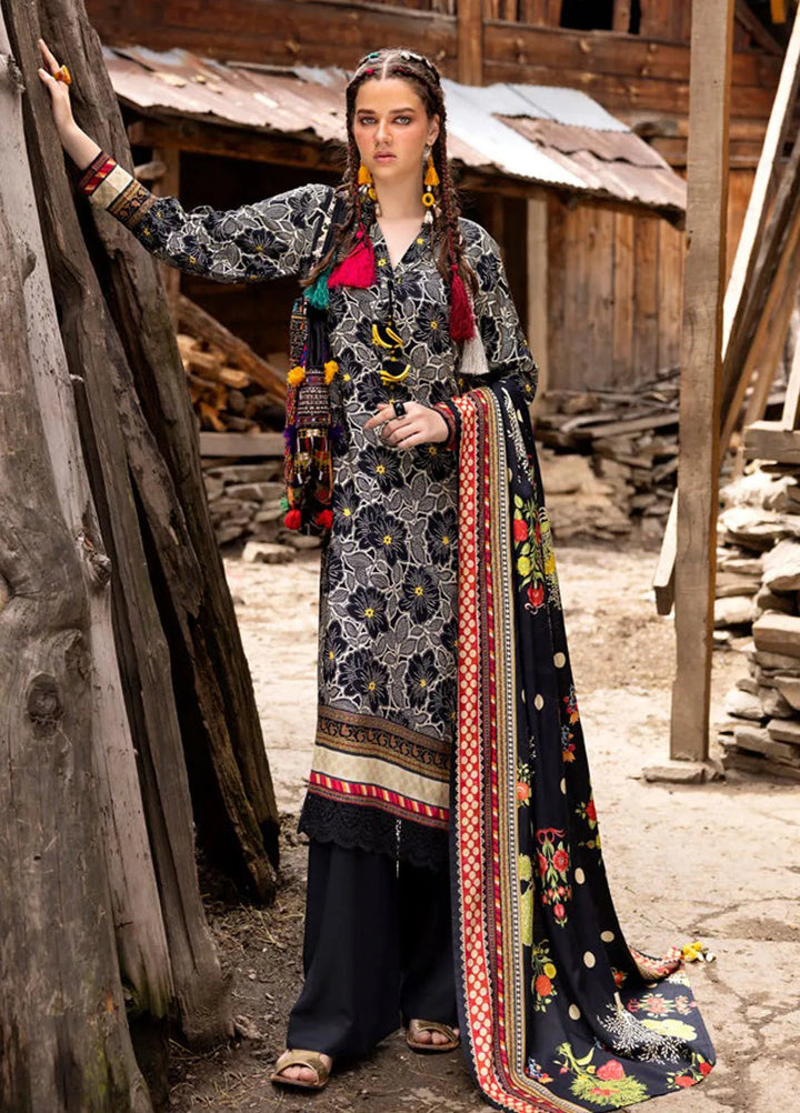 Gul Ahmed Printed Linen Suits Unstitched 3 Piece GA24UW LT-42001 - Winter Collection