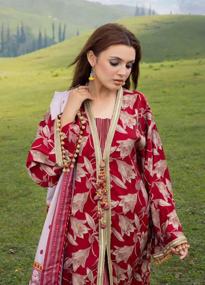 Gul Ahmed Printed Polyestor Suits Unstitched 3 Piece GA24UW SP-42046 - Winter Collection