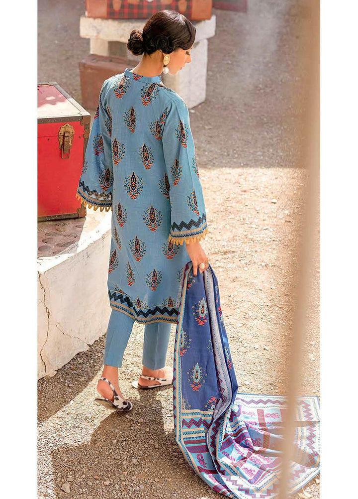 Gul Ahmed Printed Khaddar Suits Unstitched 3 Piece GA21JW K 12029 A - Winter Collection