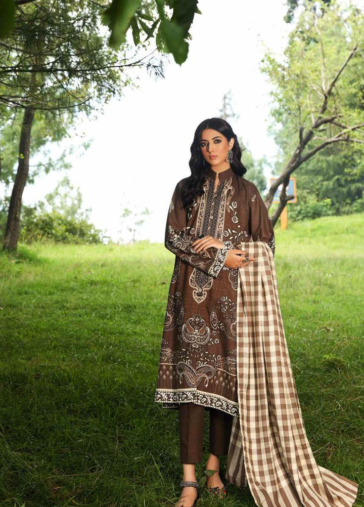 Gul Ahmed Embroidered Khaddar Suits Unstitched 3 Piece GA21JL AP-12034 - Winter Collection