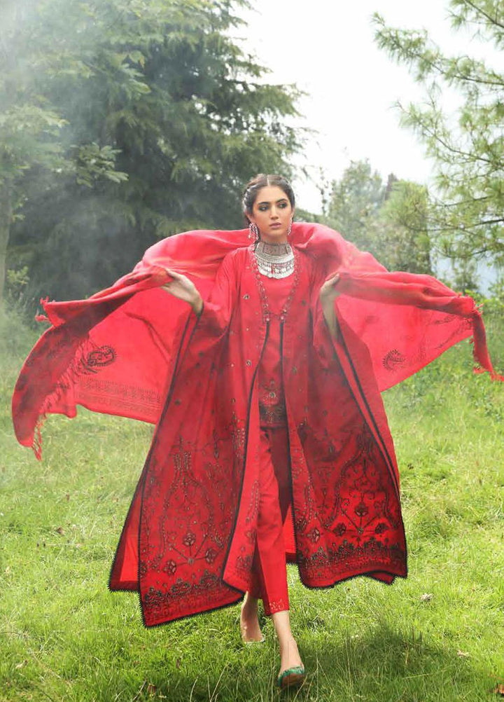 Gul Ahmed Embroidered Khaddar Suits Unstitched 3 Piece GA21JL AP-12038 - Winter Collection