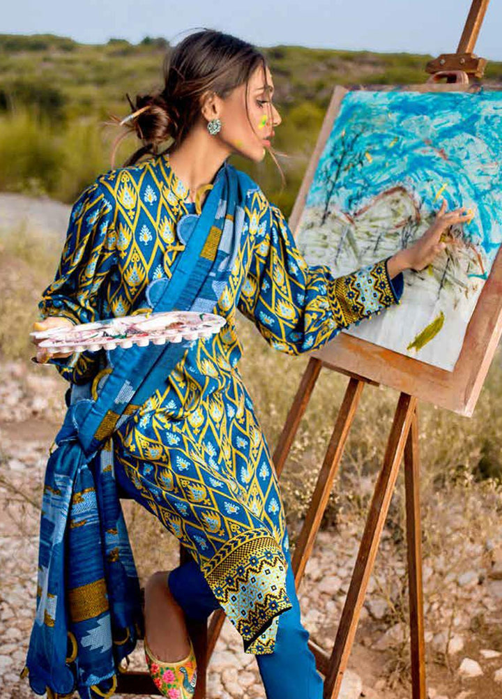 Gul Ahmed Printed Khaddar Suits Unstitched 3 Piece GA21JL AP-12058 - Winter Collection