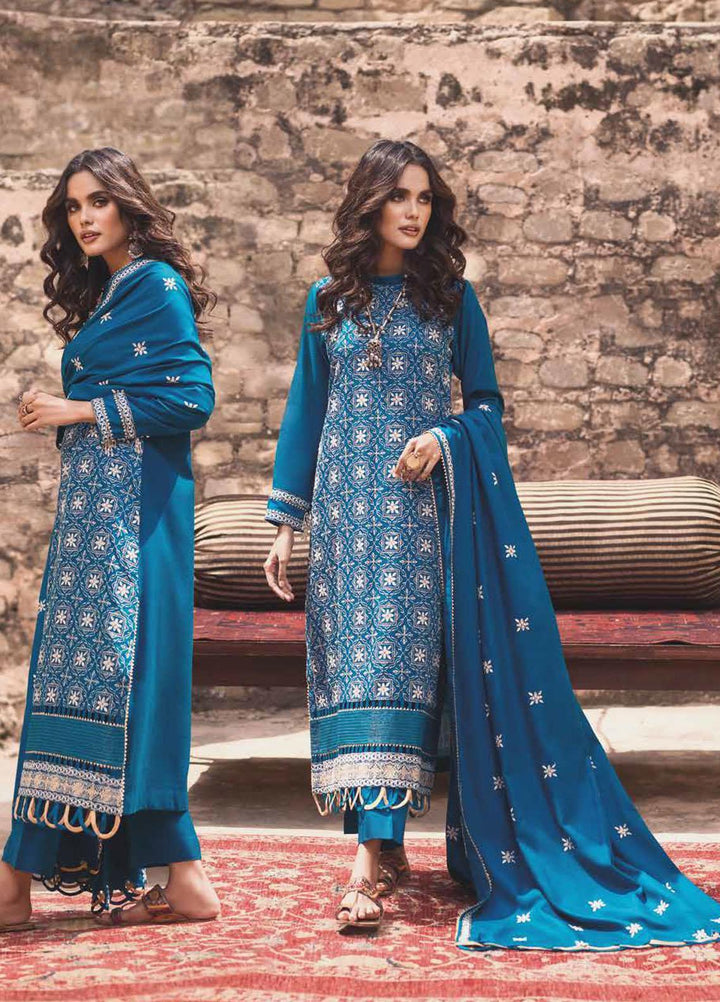 Gul Ahmed Embroidered Pashmina Suits Unstitched 3 Piece GA21JL AP-12065 - Winter Collection