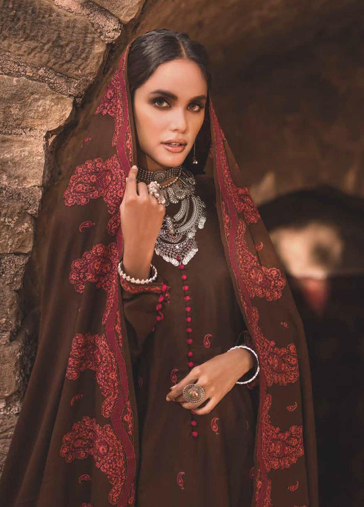 Gul Ahmed Embroidered Pashmina Suits Unstitched 3 Piece GA21JL AP-12072 - Winter Collection