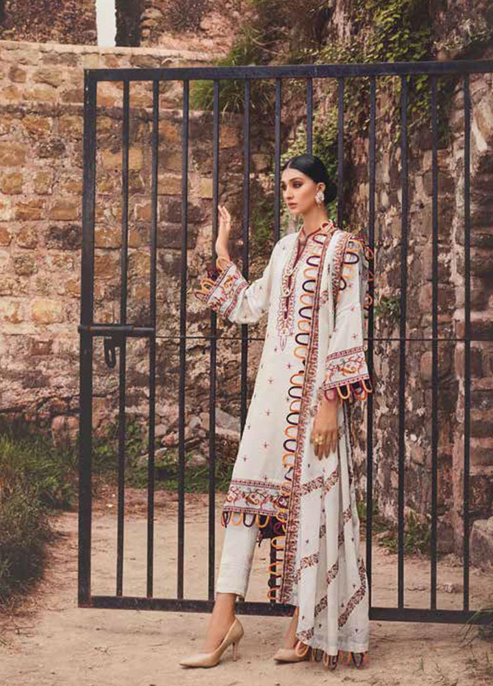 Gul Ahmed Embroidered Karandi Suits Unstitched 3 Piece GA21JL AY-12003 - Winter Collection