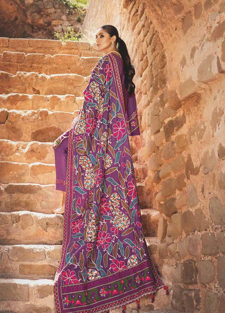 Gul Ahmed Embroidered Karandi Suits Unstitched 3 Piece GA21JL AY-12006 - Winter Collection