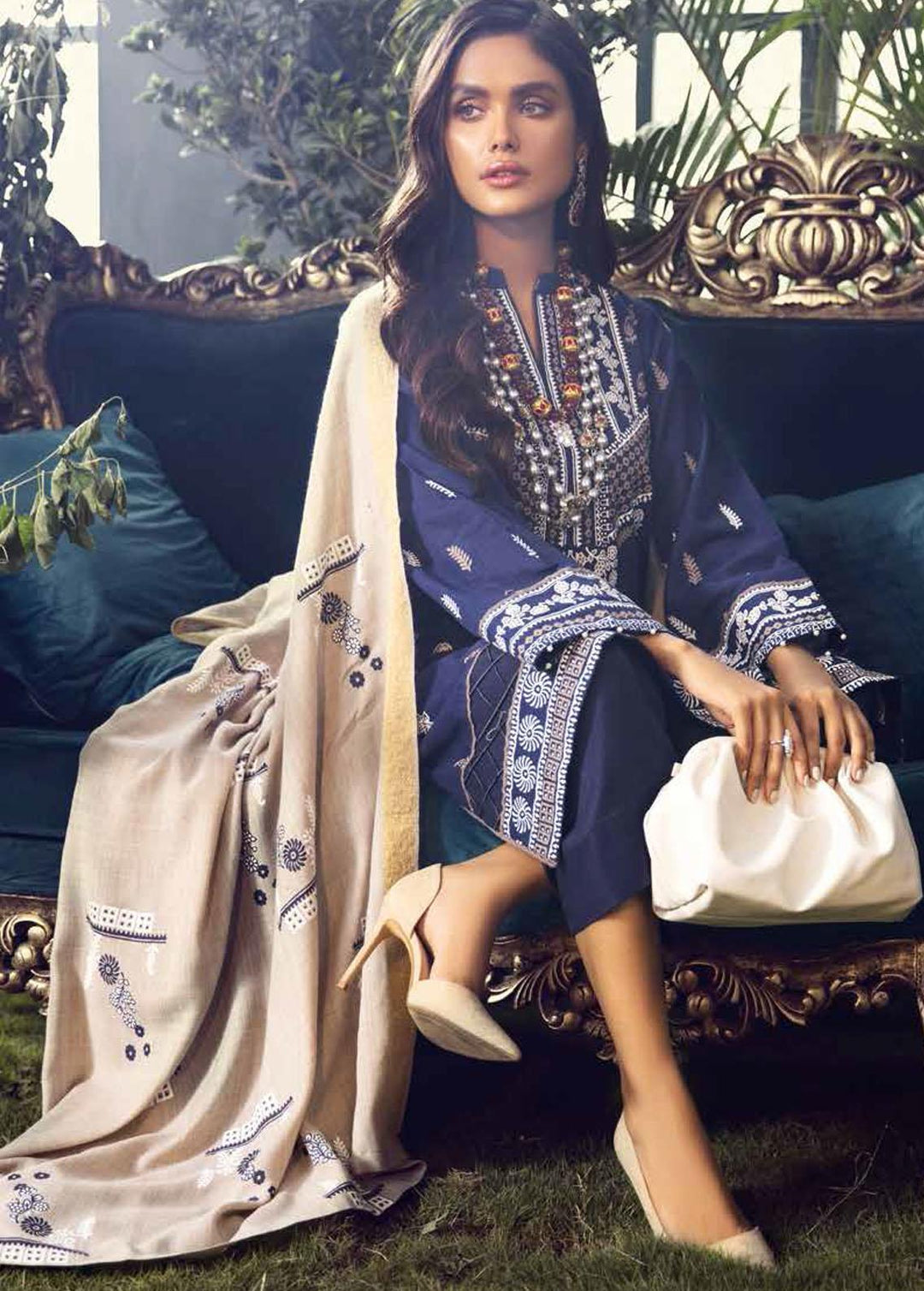 Pure Joy of Winter By Gul Ahmed Printed Khaddar Suits Unstitched 3 Piece GA22PJ AP-12097 - Winter Collection