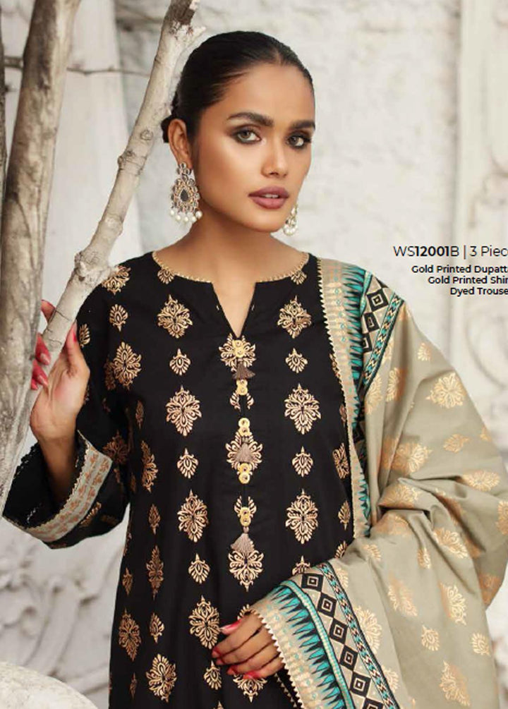 Pure Joy of Winter By Gul Ahmed Printed  Suits Unstitched 3 Piece GA22PJ WS-12001 B - Winter Collection