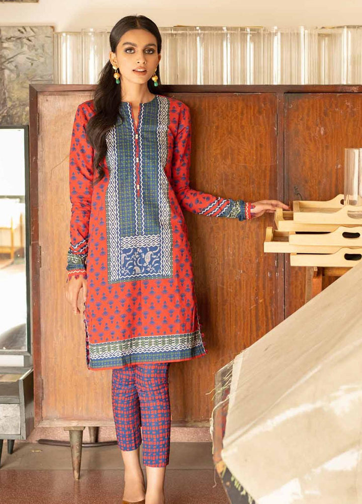 Rang Angan By Gul Ahmed Printed Lawn Suits Unstitched 2 Piece GA21RA TL-325 B - Summer Collection