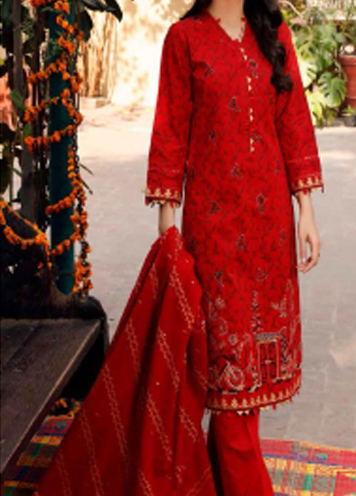 Sunehri By Gul Ahmed Embroidered Lawn Suits Unstitched 3 Piece GA21SL CL-1240 - Summer Collection