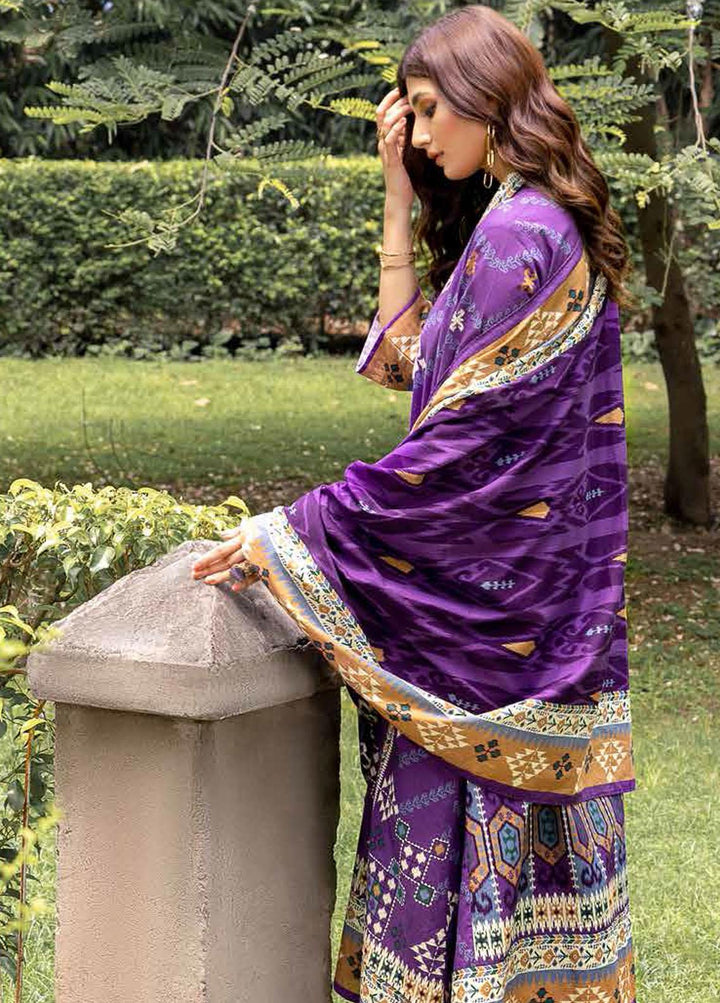 Gul Ahmed Printed Khaddar Suits Unstitched 3 Piece GA22W K-22057 - Winter Collection