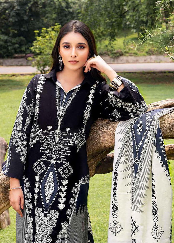 Gul Ahmed Printed Khaddar Suits Unstitched 2 Piece GA22W TK-22004 - Winter Collection