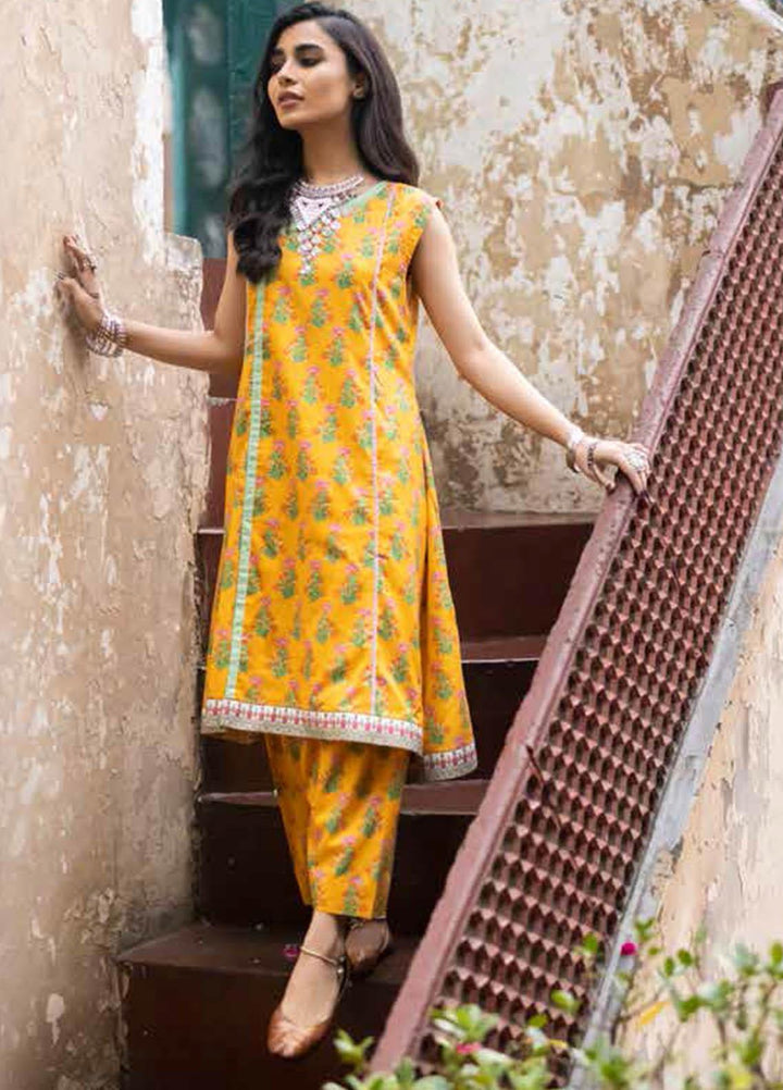 Gul Ahmed Printed Lawn  Unstitched Kurties GA21VG SL 950-B - Summer Collection