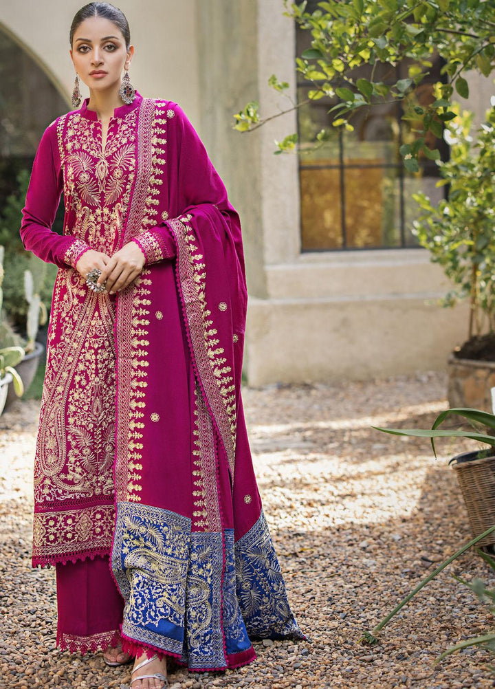 Gul Ahmed Embroidered Pashmina Suits Unstitched 3 Piece GA23WB AP 32059 - Winter Collection