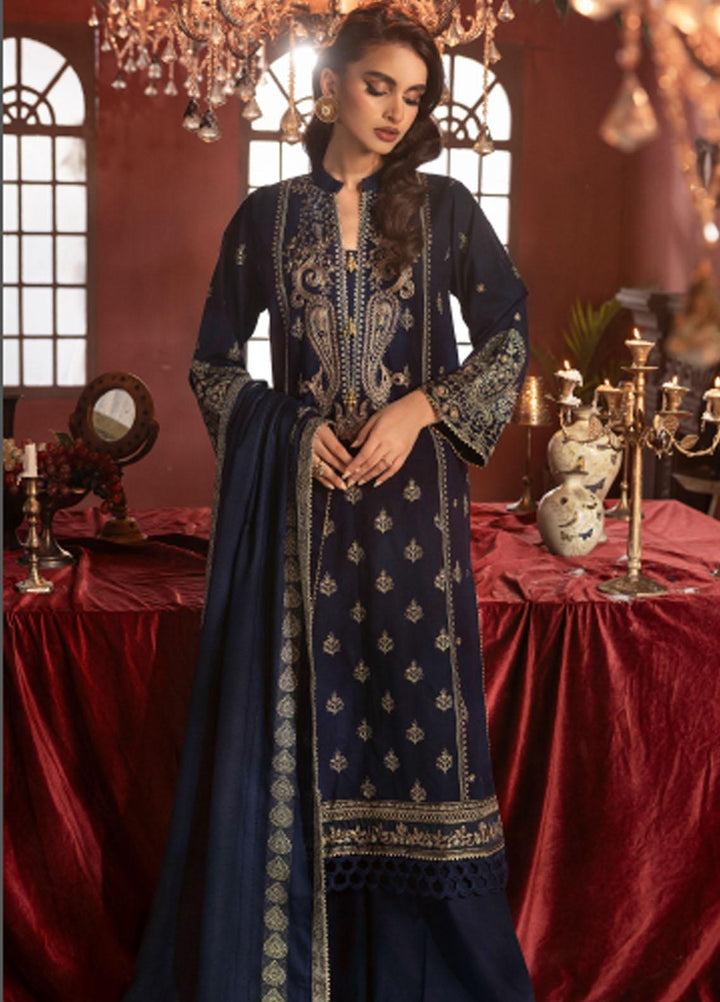 Gul Ahmed Embroidered Pashmina Suits Unstitched 3 Piece GA23WB AP 32082 - Winter Collection